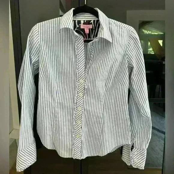 Lilly Pulitzer Cotton Button Down - Picture 2 of 7